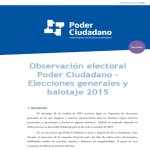 informe observación electoral 2015